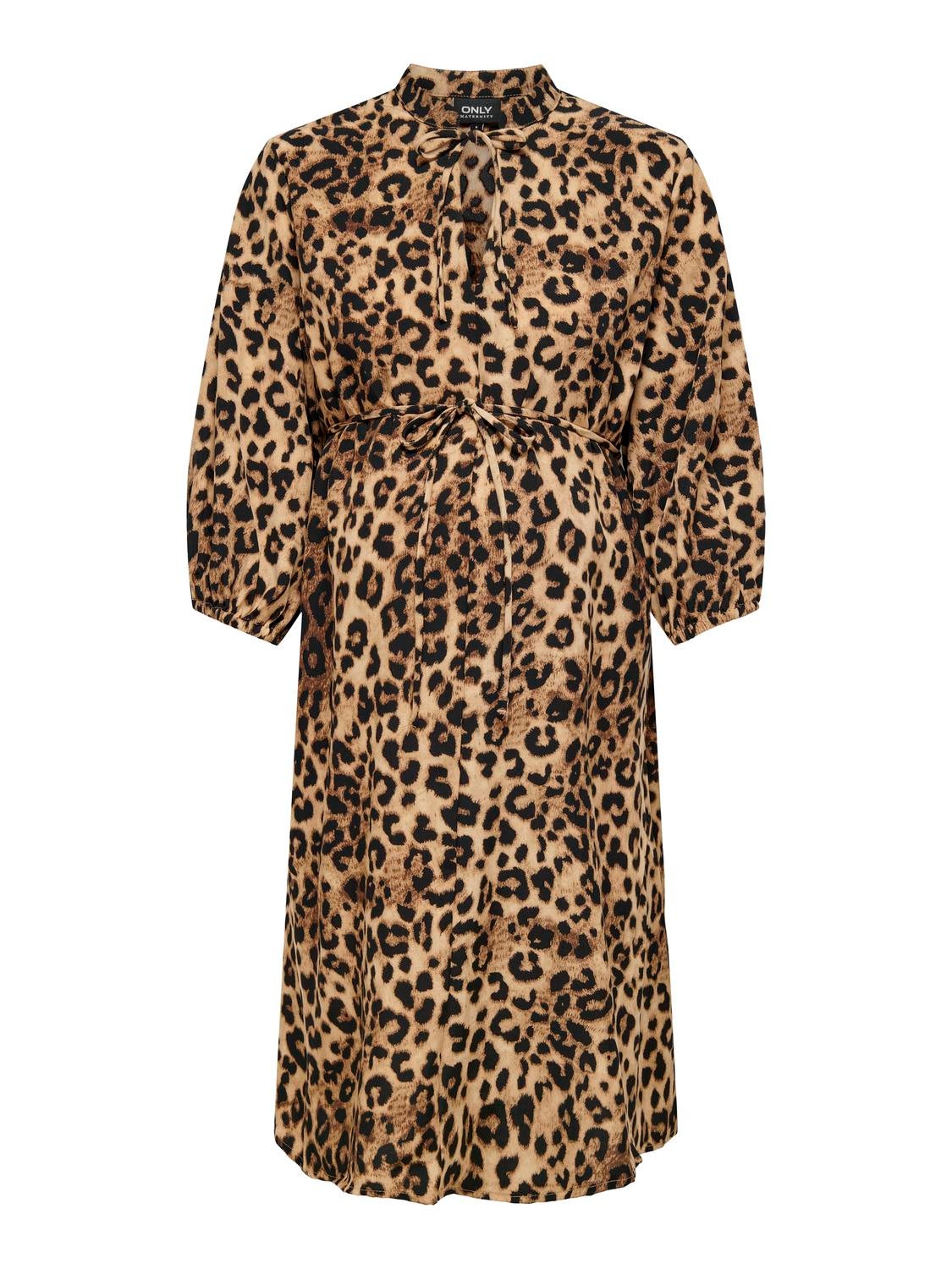 OLMKIMIKA Kurzes Kleid Sand