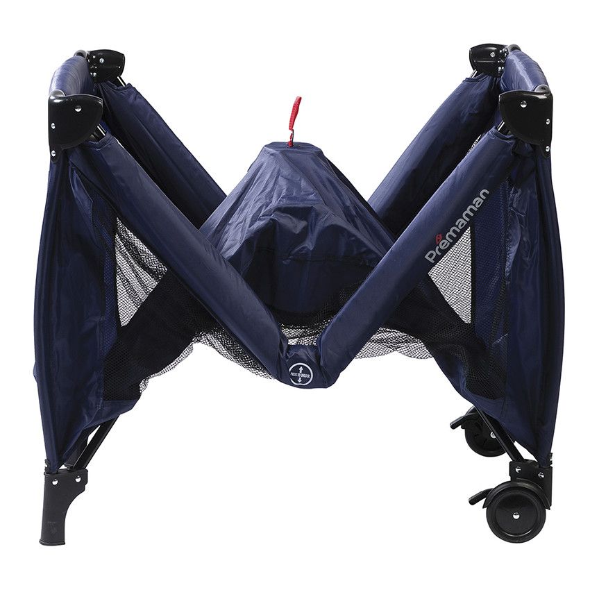 Lit de voyage Top  - Bleu - Ecru