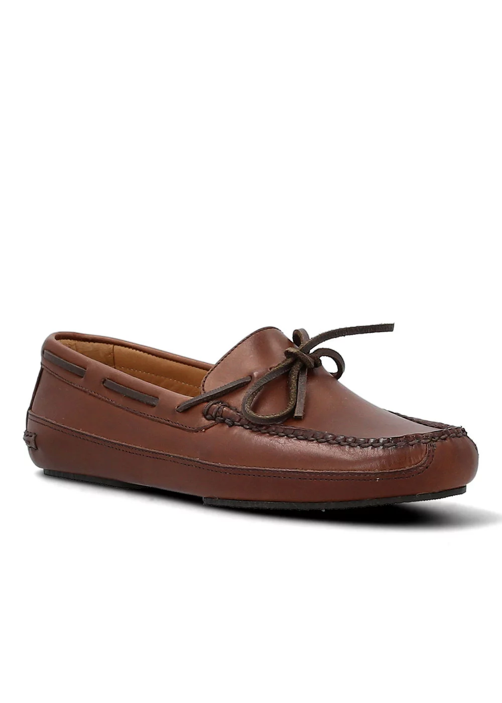 INDIAN MOC II CUIR MARRon