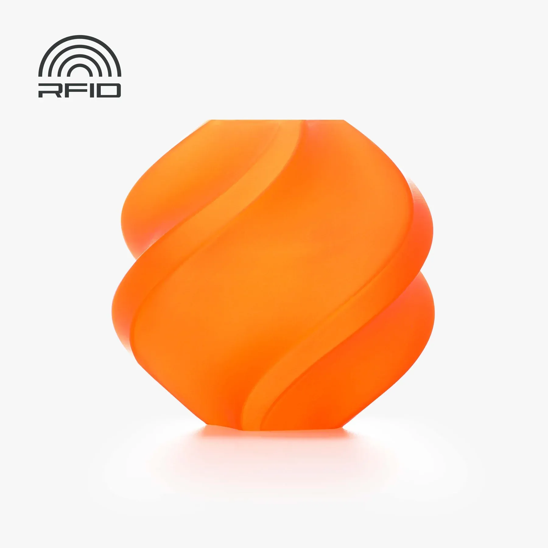 Bambu Lab  PLA Translucent Orange, Spule (1.000 g)    Frosted PLA Look in Orange