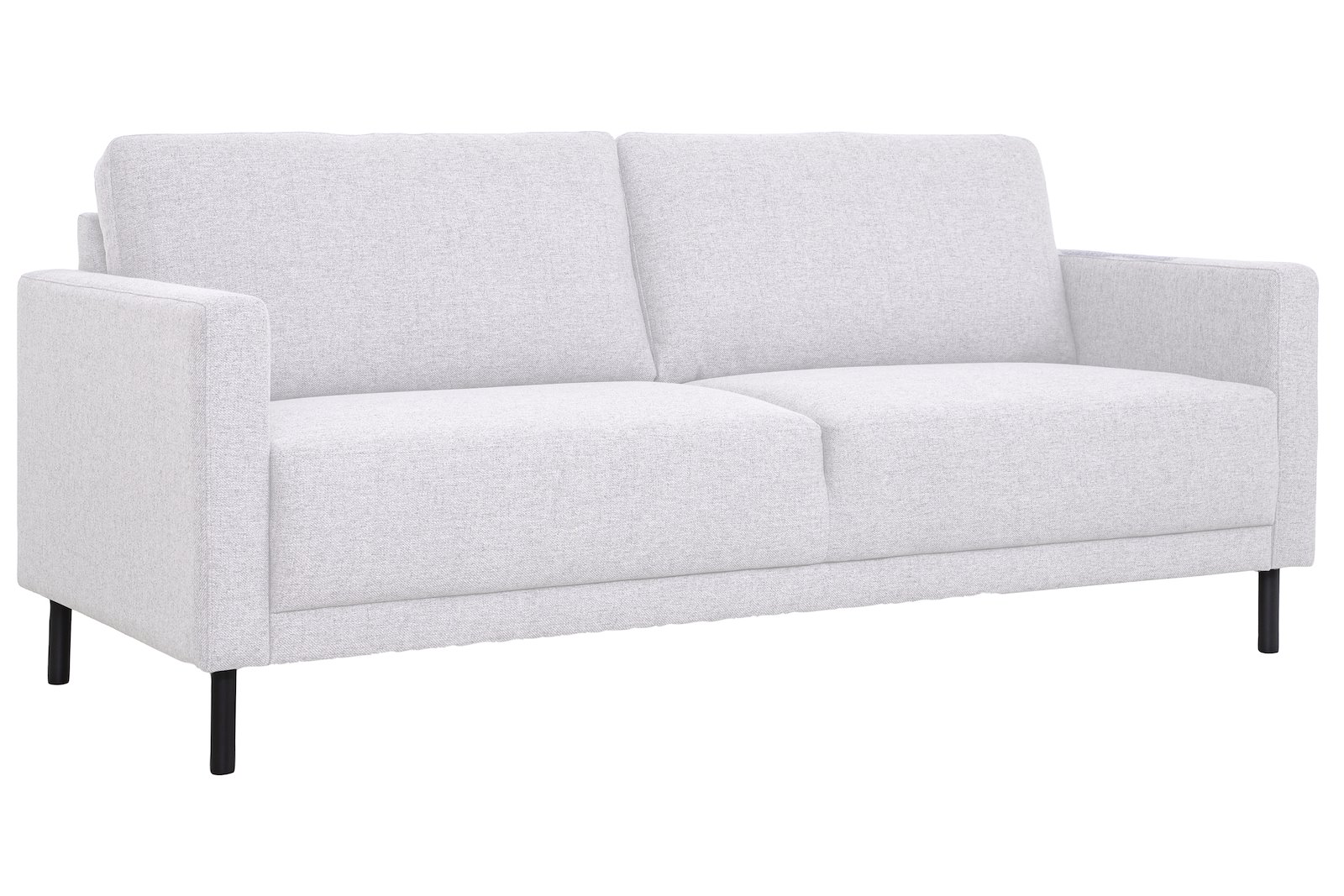 Billy 3-seter sofa 3-seter i tekstil Neve 02 offwhite med sorte ben.