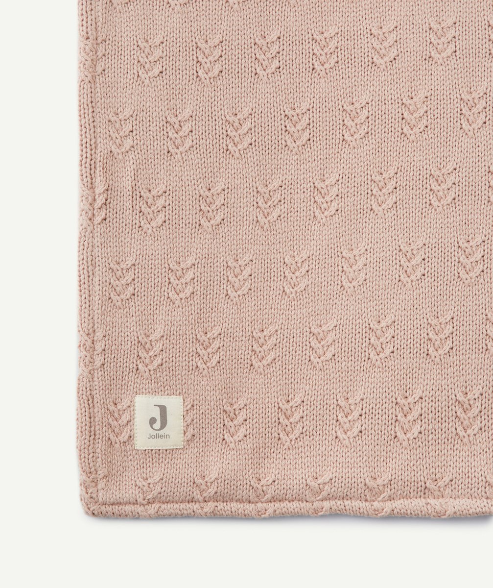 JOLLEINCOUVERTURE BERCEAU 75x100 CM ROSE SAUVAGE