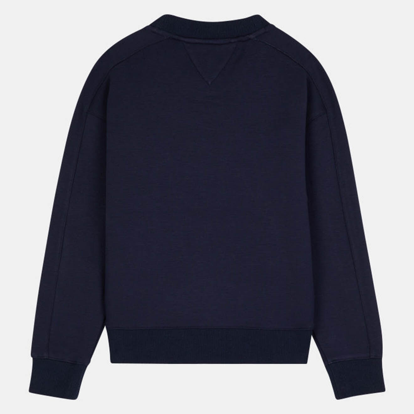 Tommy Hilfiger Sweat droit molletonné à logo bleu marine