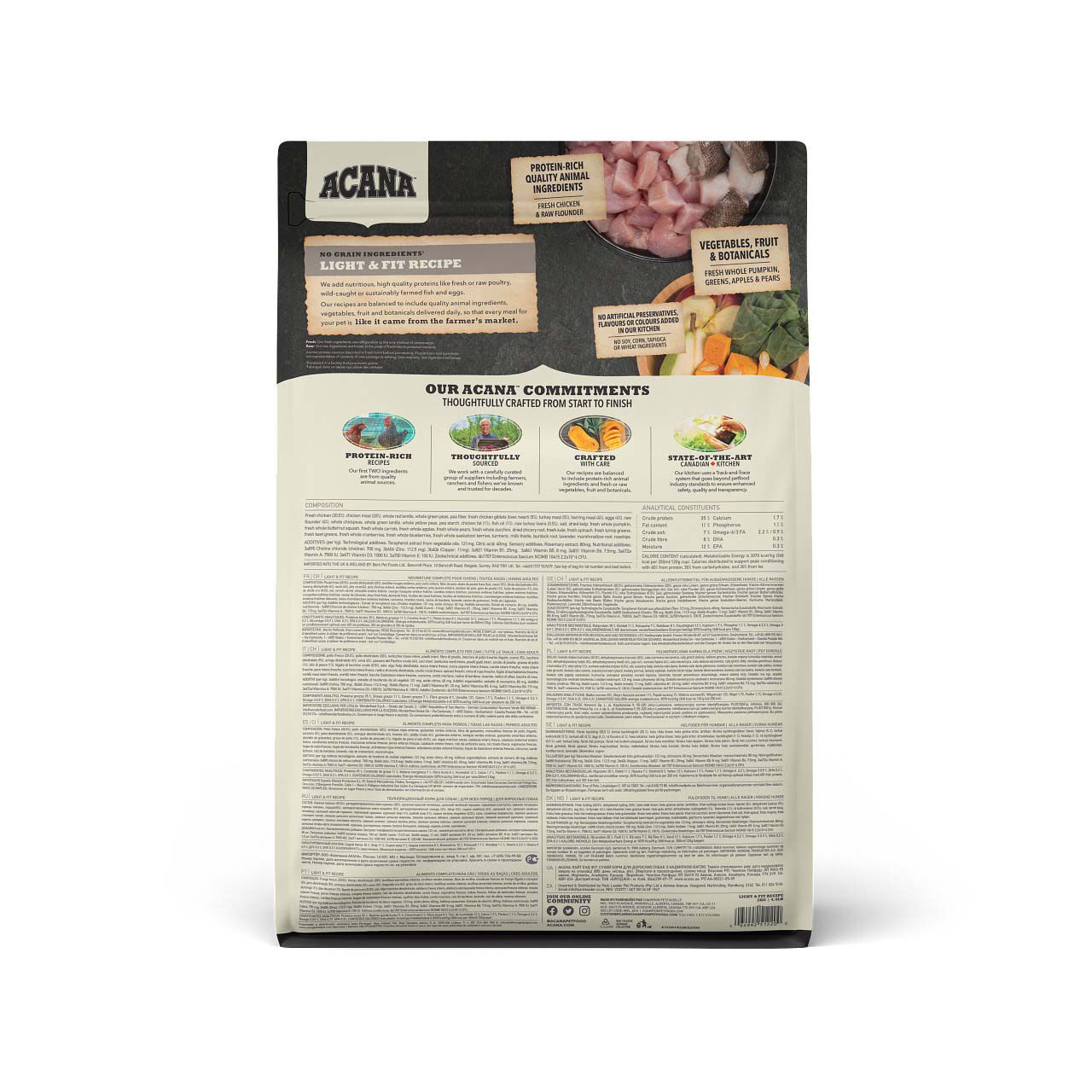 Acana Dog recipe Light - Hondenvoer - 2 Kilogram - gevogelte