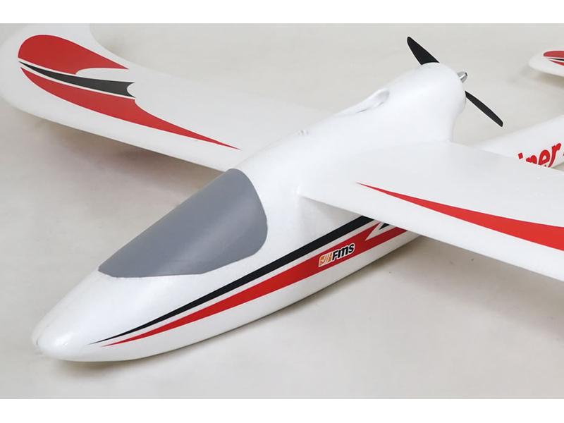 FMS Flugzeug Easy Trainer V2 1280 mm ARTF Einsteiger Flugmodell mit Brushless Antrieb