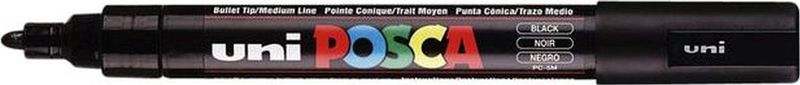 Verfstift Posca PC5M M zwart