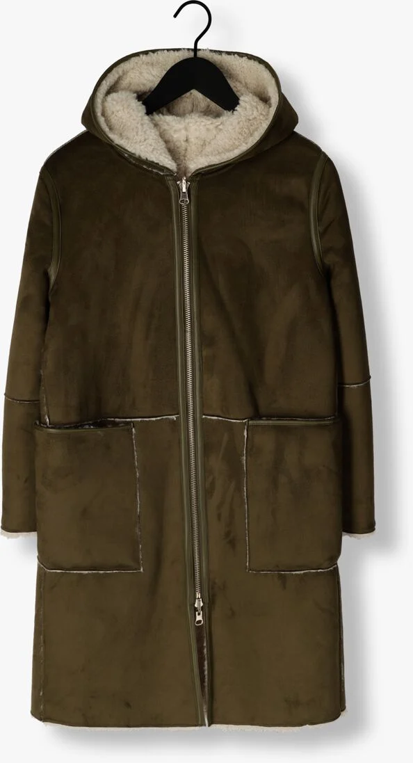 GOOSECRAFT groene goosecraft gewatteerde jas gc adelyn coat