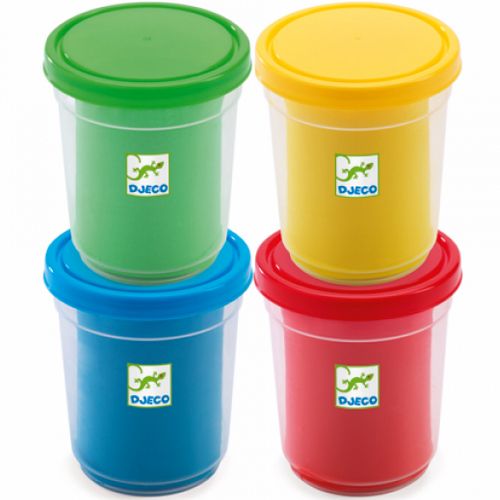 Djeco 4 potjes boetseerklei DJ09756