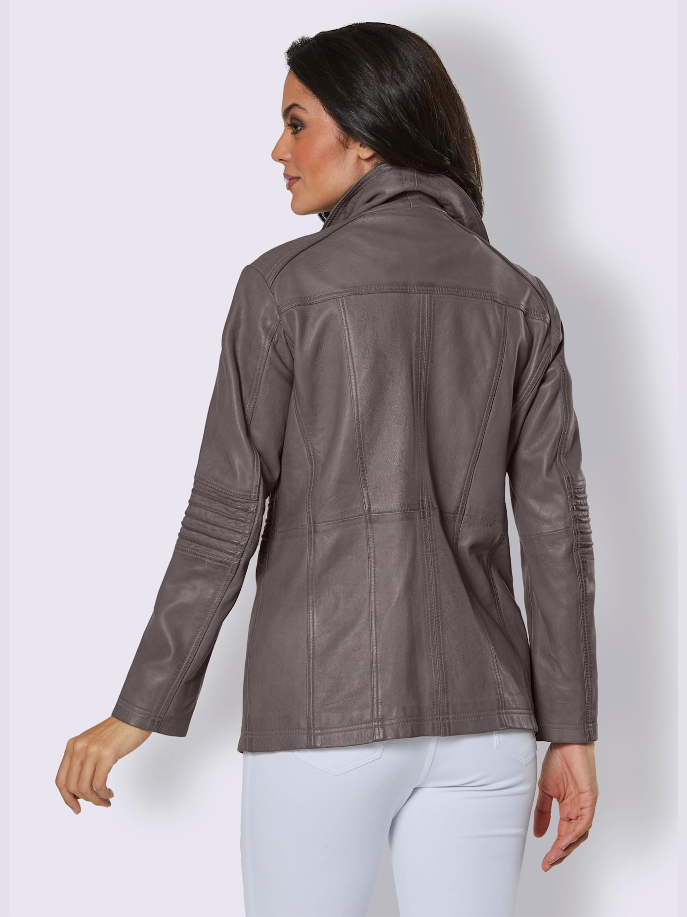 Veste en cuir cuir agneau nappa