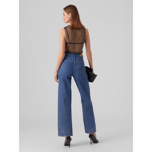 Vero Moda Sophi Transparent Top, Sort, M