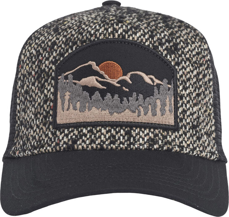 UPFRONT HALTI A-Shape Trucker Cap Black
