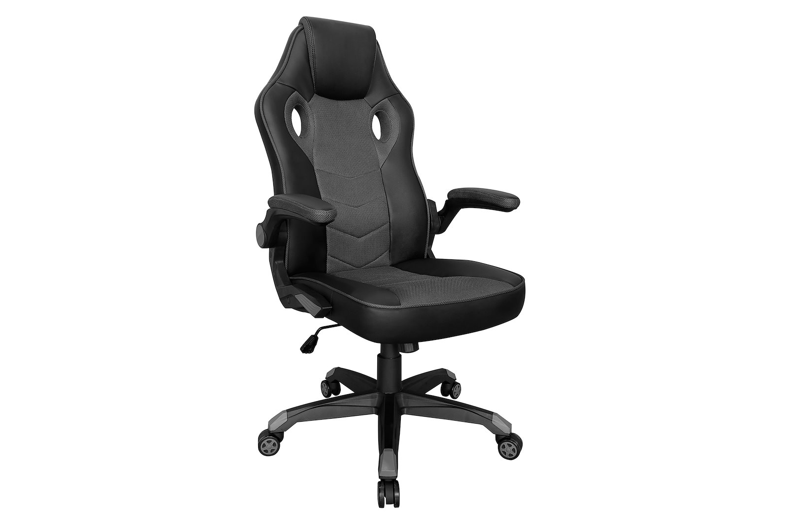 Nitro gamingstol Sort PU/grå tekstil