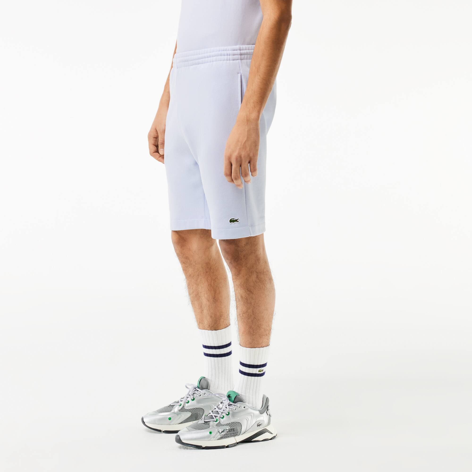 Jogging-Shorts aus Fleece Bermudas - Blau - Lacoste - Herren