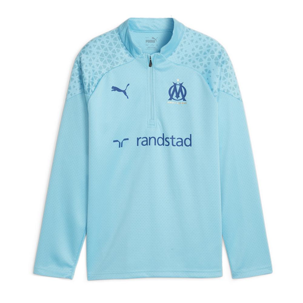 Puma OM Sweat de Training Bleu Junior Puma 2023/24