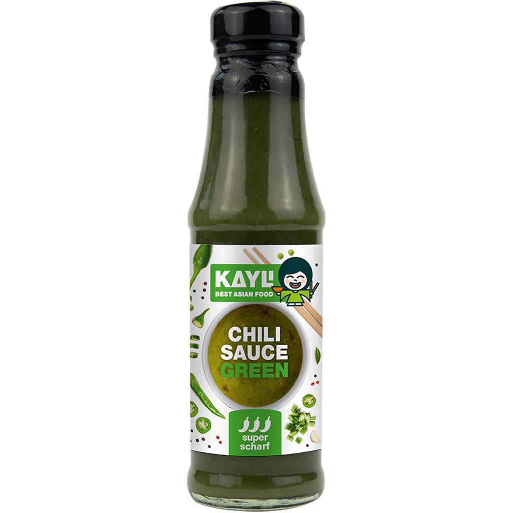 Kay-Li Chili Sauce Green super scharf 180ml MHD:6.12.25