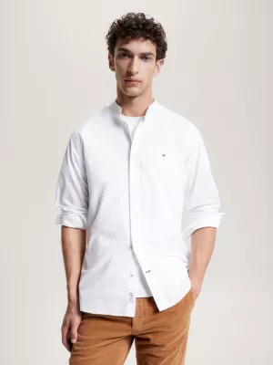 Camisa de corte regular com tingimento natural