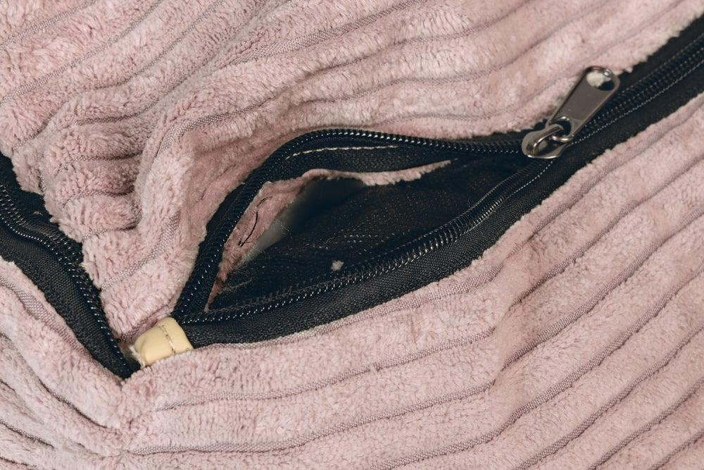 Designed by Lotte hondenkussen Ribbed roze 120 x 80 x 15 cm