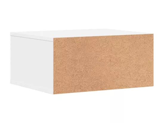 Support d'imprimante blanc 49x40x22,5 cm bois d'ingénierie