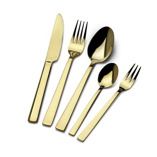 casaNOVA Besteck-Set LIMA 30-teilig goldfarbig
