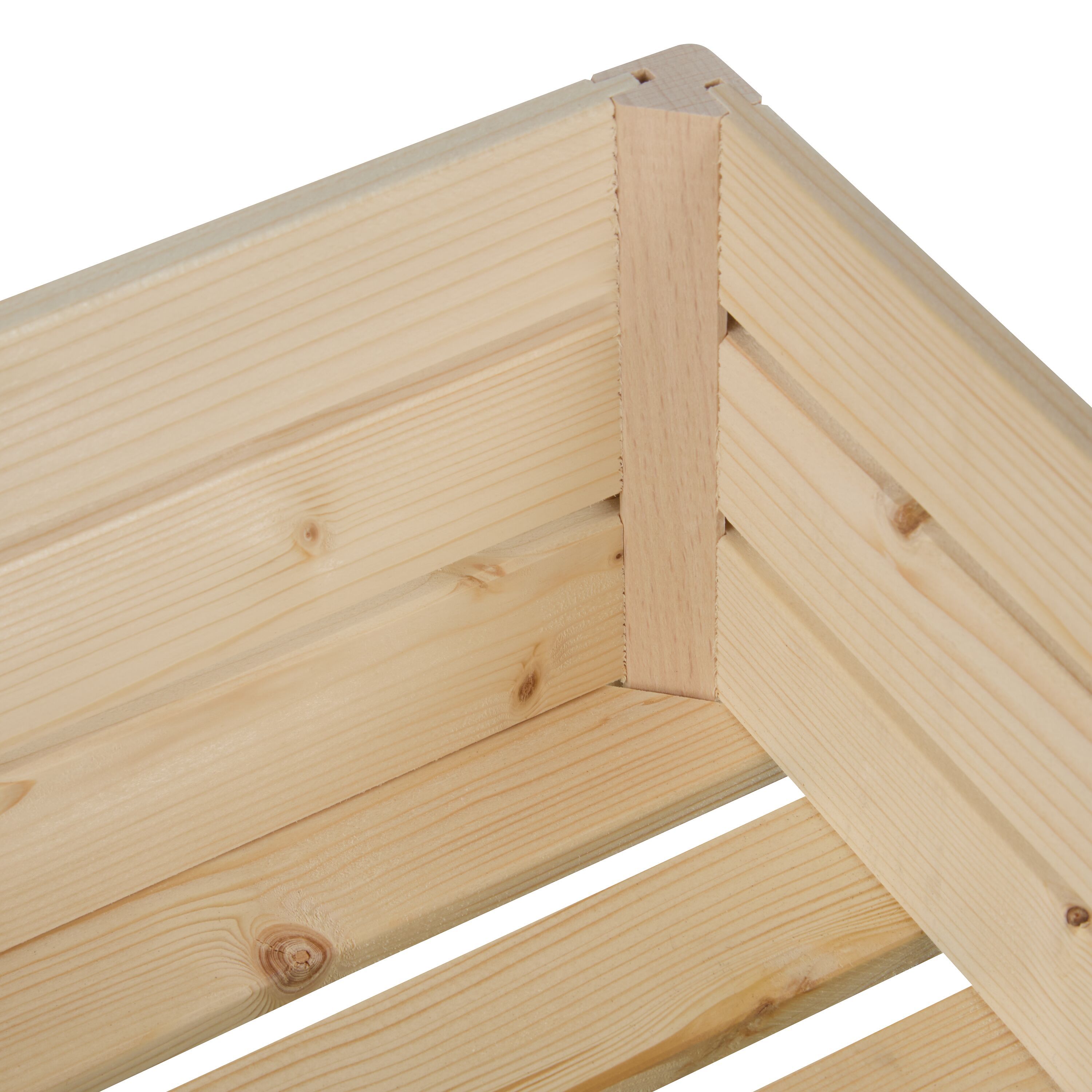ZOLLHAUS Holzkiste - Natur / B: 40.0 cm x T: 30.0 cm x H: 15.0 cm