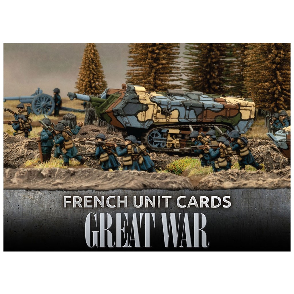 Flames Of War - Great War - French Unit Cards