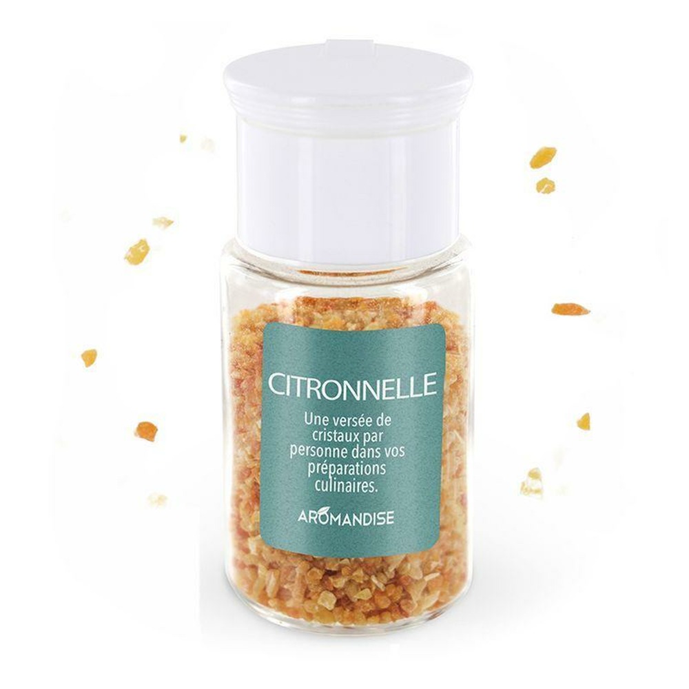 Cristaux d'huiles essentielles - citronnelle 10 g