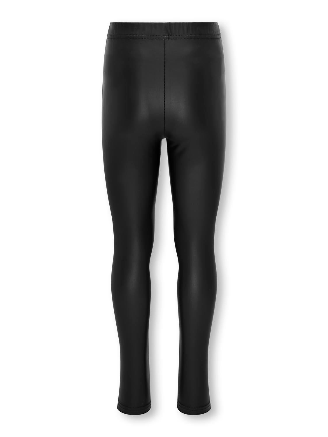 KOGCOOL Mittlere Taille Enger Schnitt Leggings Black