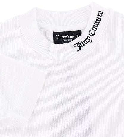 Juicy Couture T-Shirt - Rinser Rib - Weiß