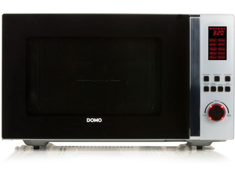 Domo Mikrowelle mit Grill DO24201C Schwarz Kombi-Mikrowelle inklusive Grillrost
