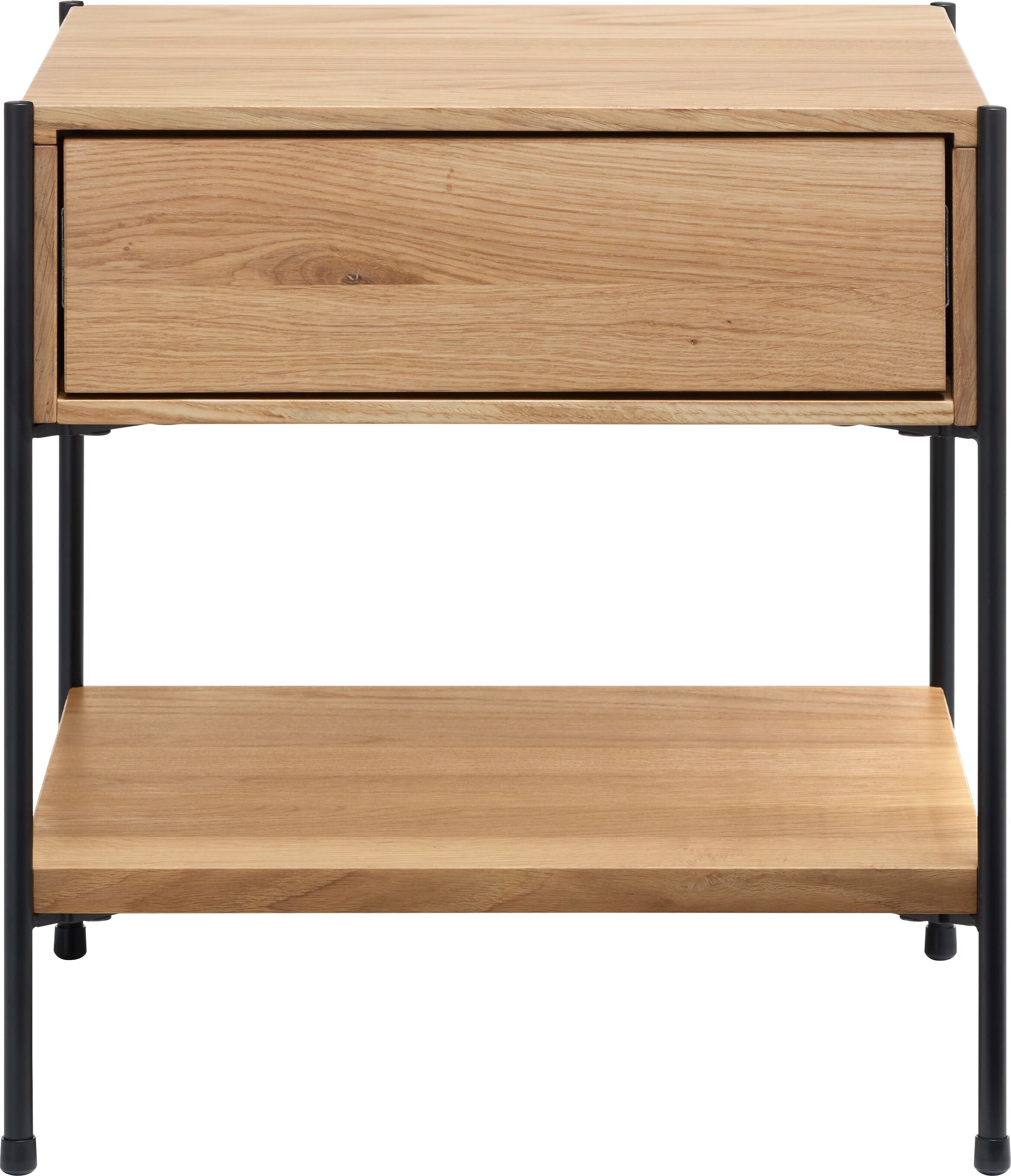 MALA Nachttisch - Eiche / B: 40.0 cm x T: 40.0 cm x H: 43.0 cm