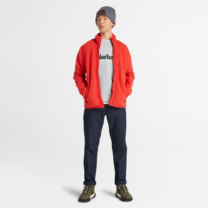 Moletom masculino cinza com gola redonda e logo 