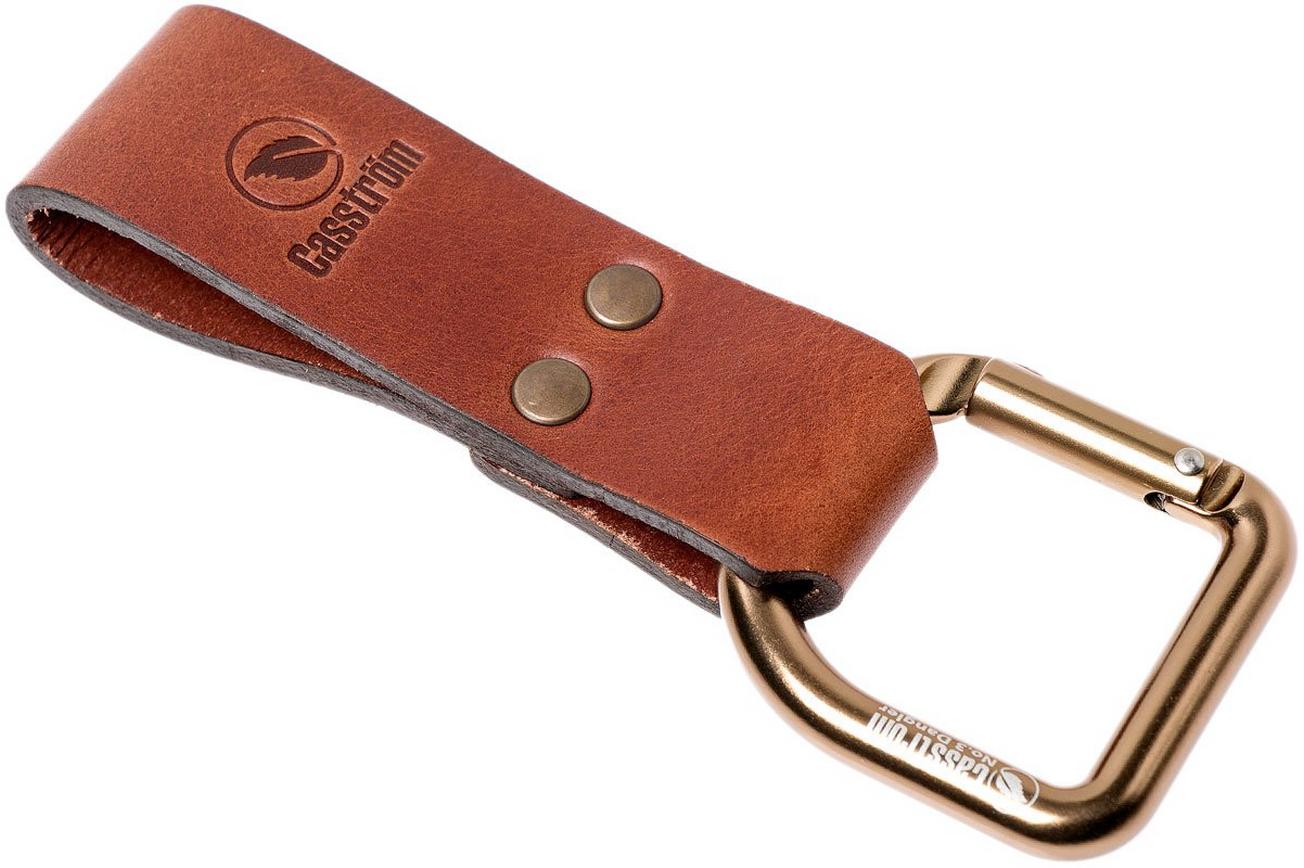 Casström Dangler & Belt Loop Cognac, riemlus voor messenschedes 10101