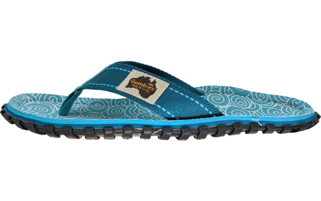 Gumbies Turquoise Swirls Damen Sandale