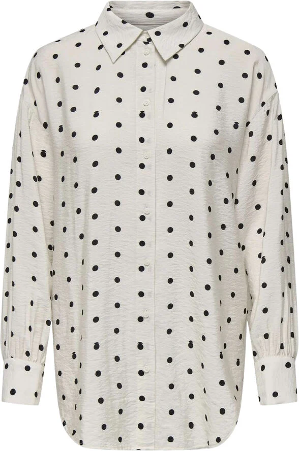 ONLY ONLLILIAN DOT BLOUSE WVN Blå