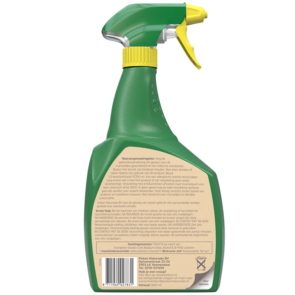 Pokon Tegen Insecten Spray Polysect GYO Spray Biologisch800 ml
