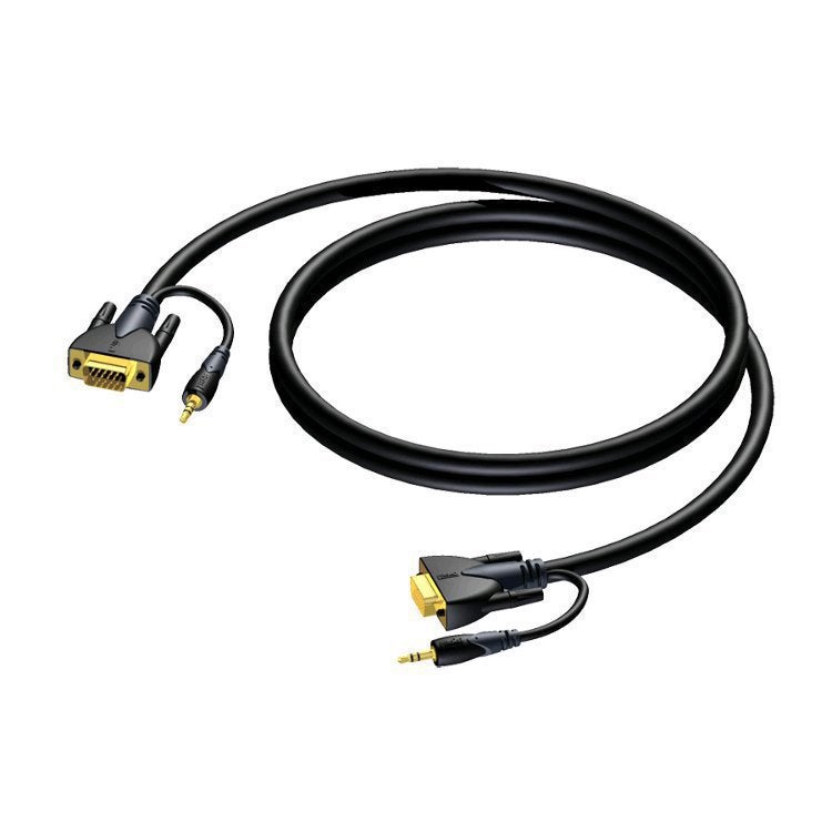 Procab CLV115 Classic SVGA-mini-jack - SVGA-mini-jack 20m