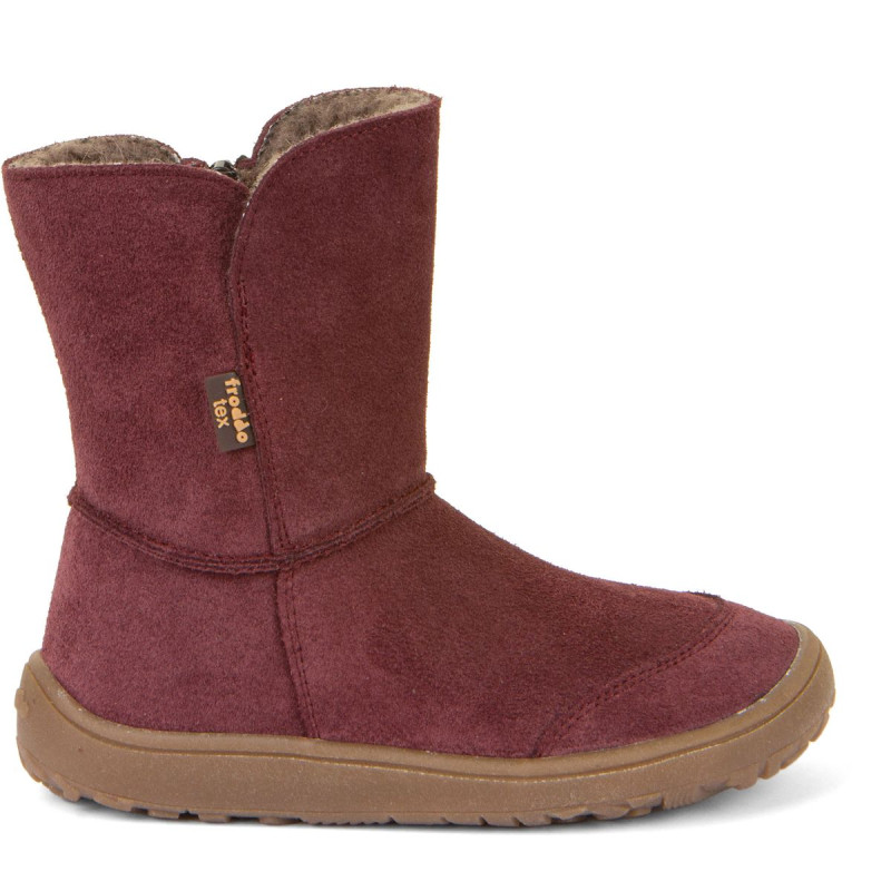 Froddo Froddo Barefoot Tex Suede Fourrées Bordeaux