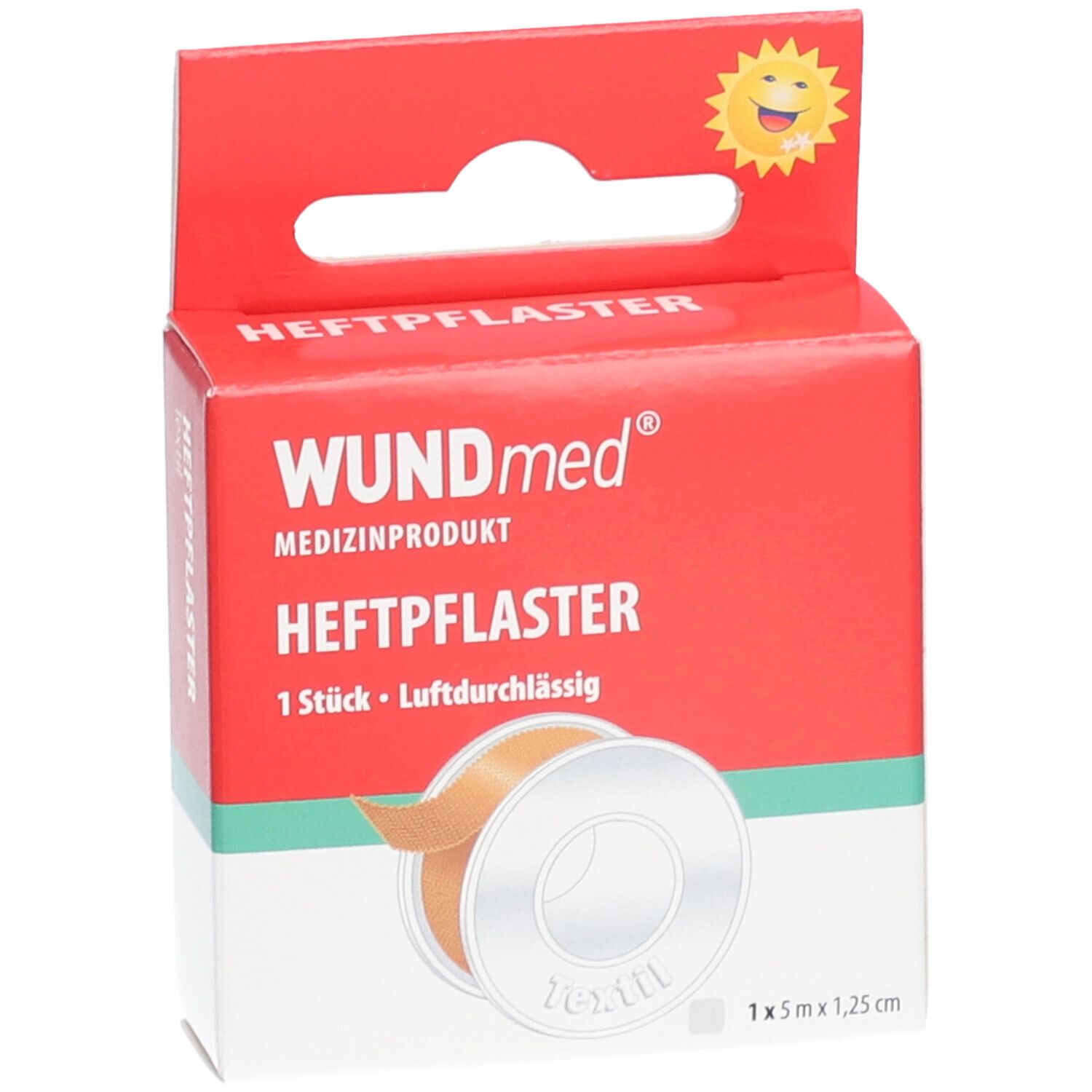 WUNDmed® Heftpflaster 5 m x 1,25 cm