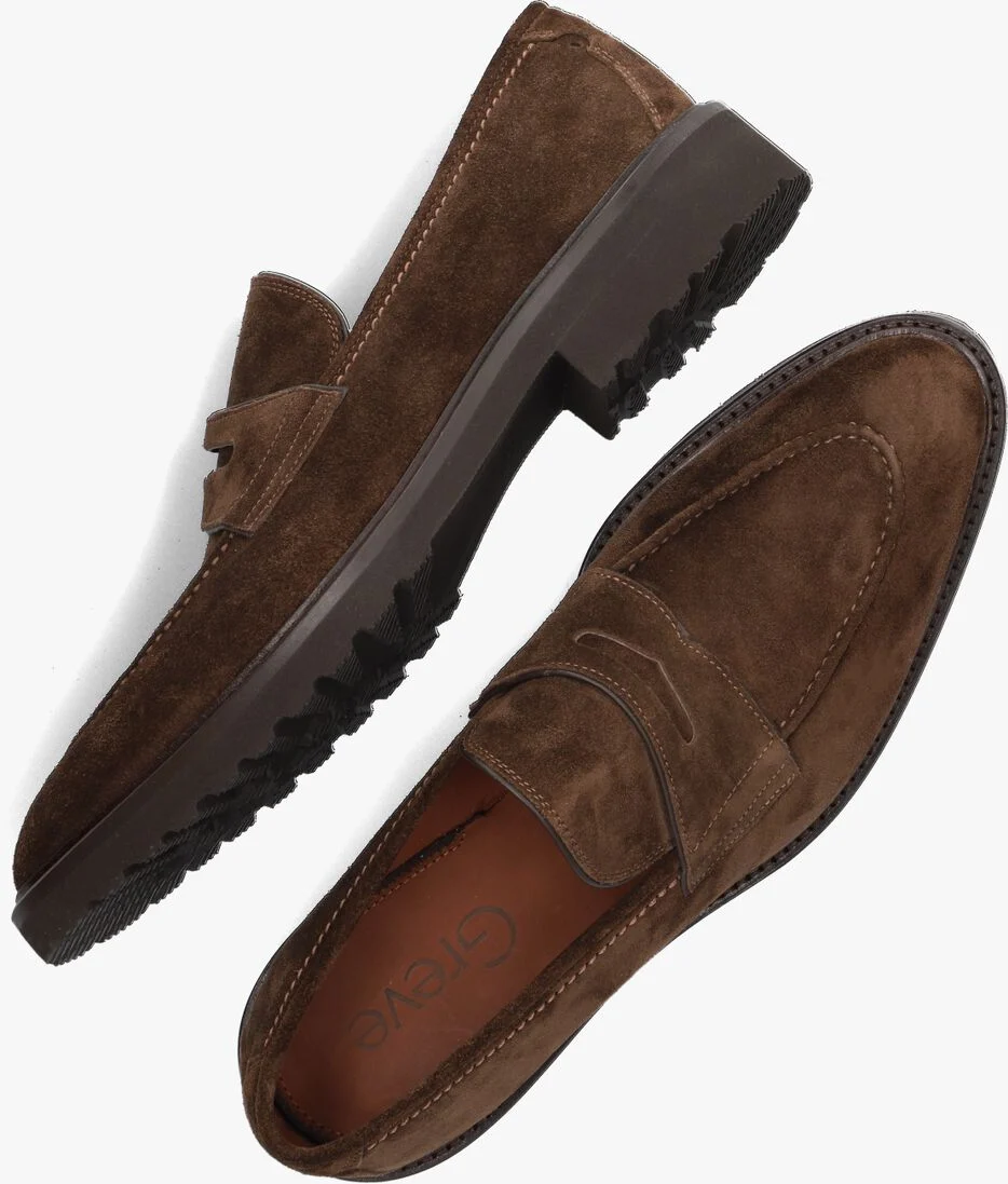 GREVE bruine greve loafers 4363 piave