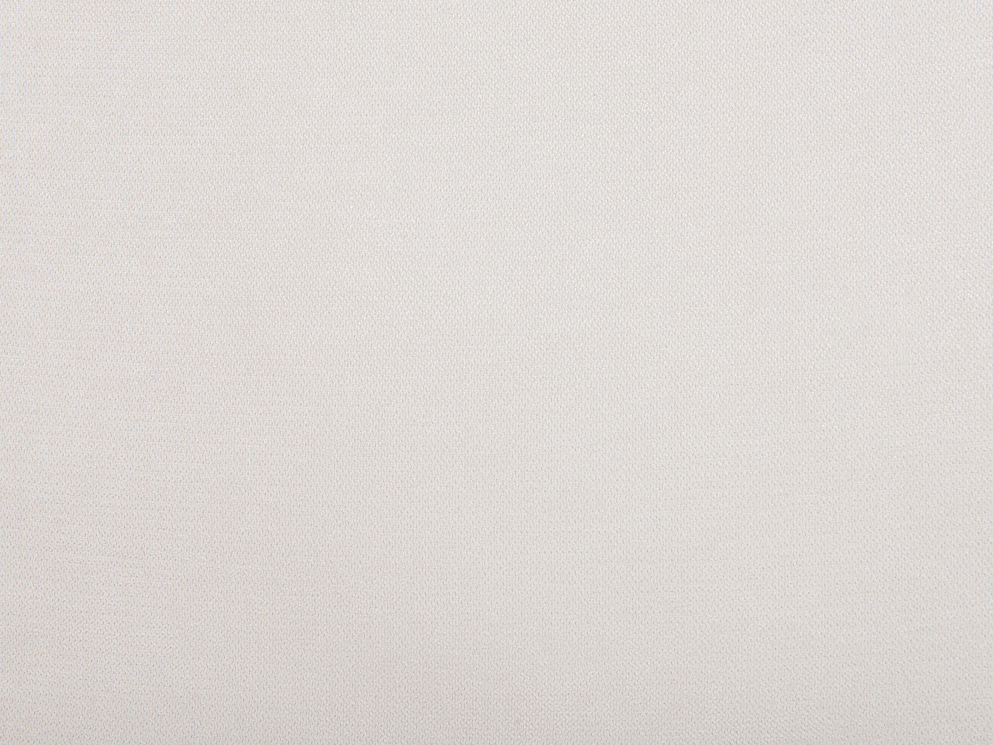 Bed Chenille MELLE 180 x 200 cm Lichtbeige
