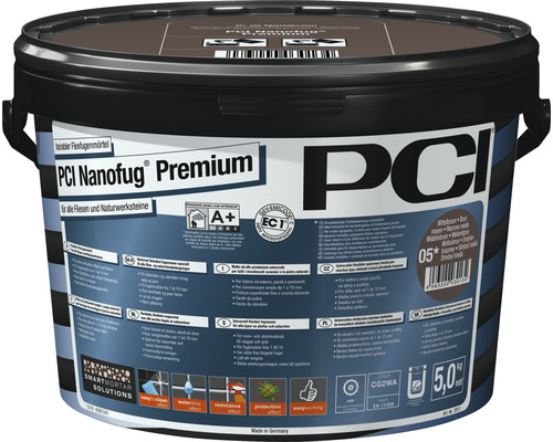 PCI Nanofug® Premium Variabele Flexibele Voegmortel voor alle tegels en natuursteen esdoorn 5 kg