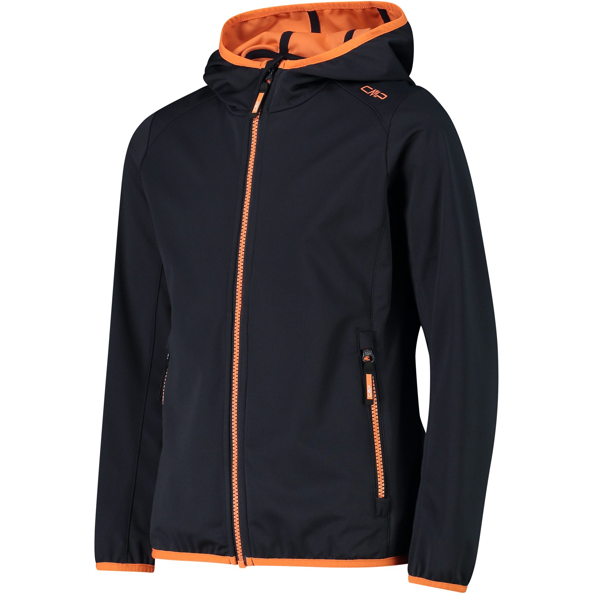 CMP Fix Hood Softshelljacke Kinder anthrazit