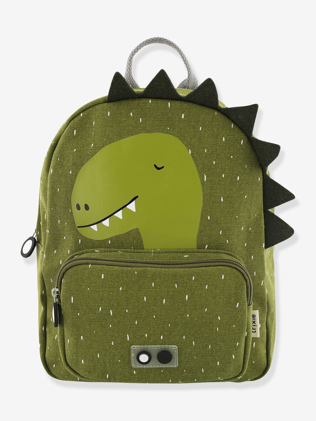 Mochila TRIXIE com estampa de animais, amarelo escuro, lisa.