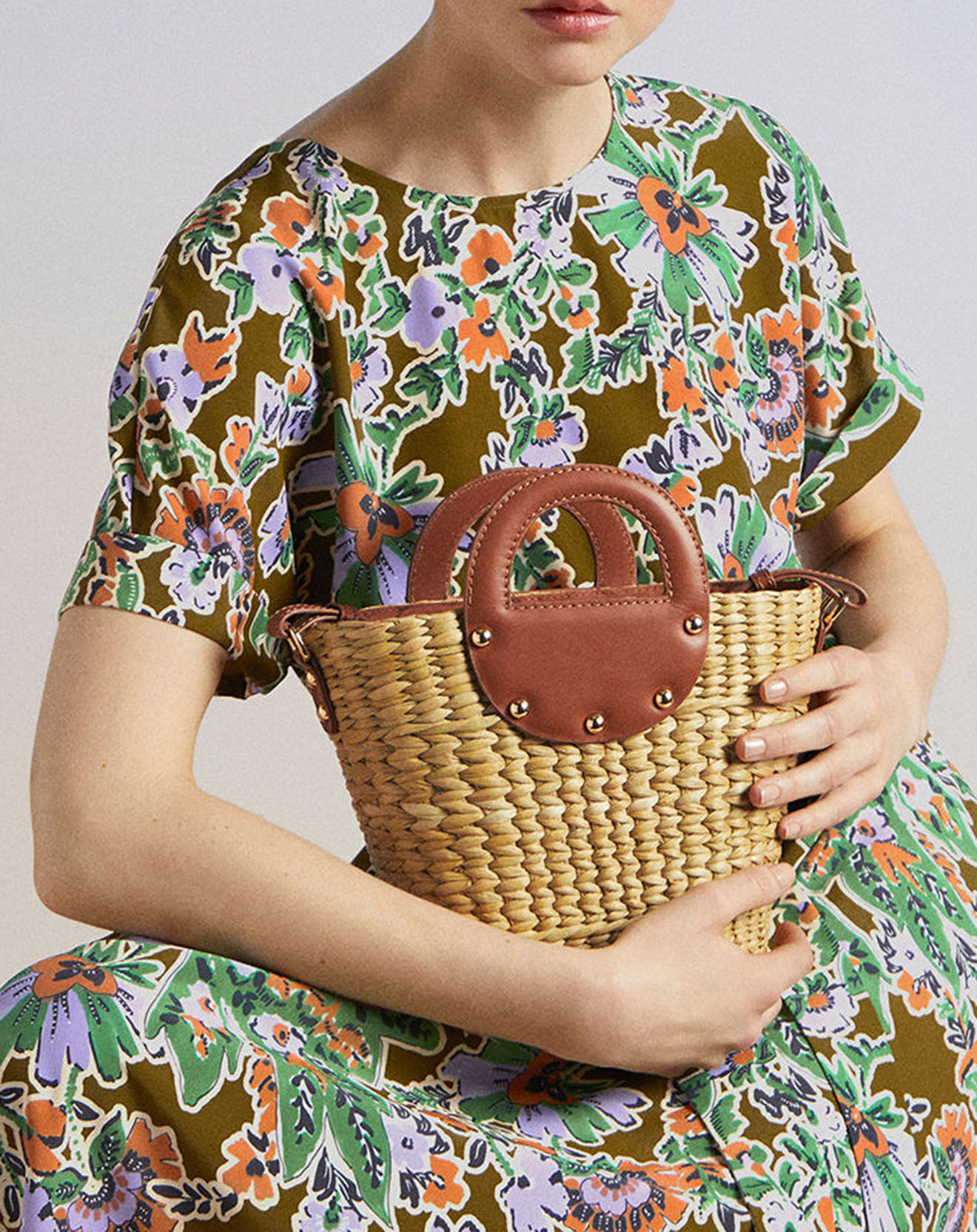 Jodhpur Robe Ricou print fleurs multicolore