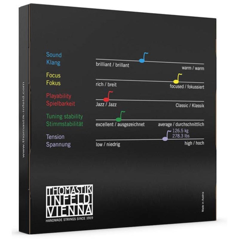 Thomastik-Infeld THS-3885-0 Spirocore set medium snaren voor contrabas 3/4