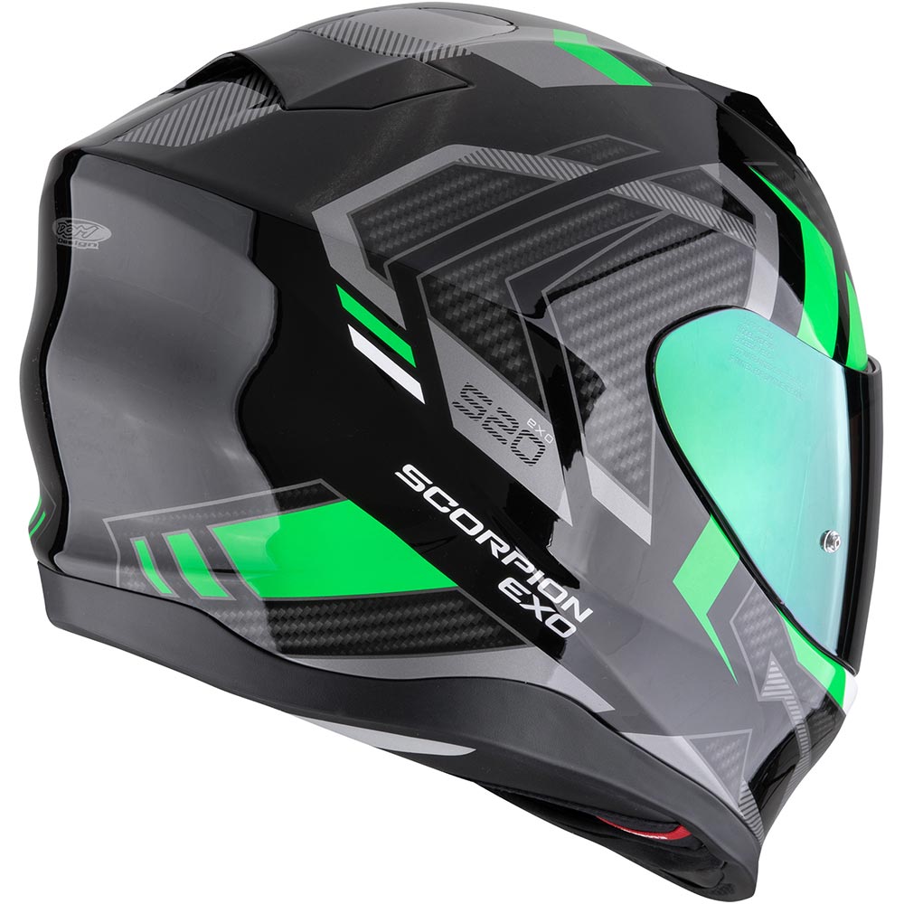 Scorpion - Casque Exo-520 Evo Air Sensus Noir / Vert