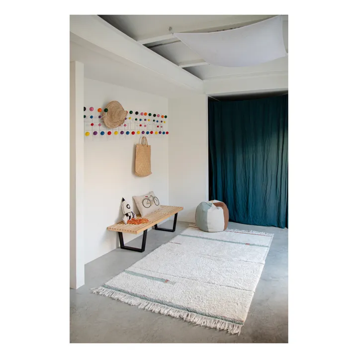 Lorena Canals Tapis Lanes | Bleu gris