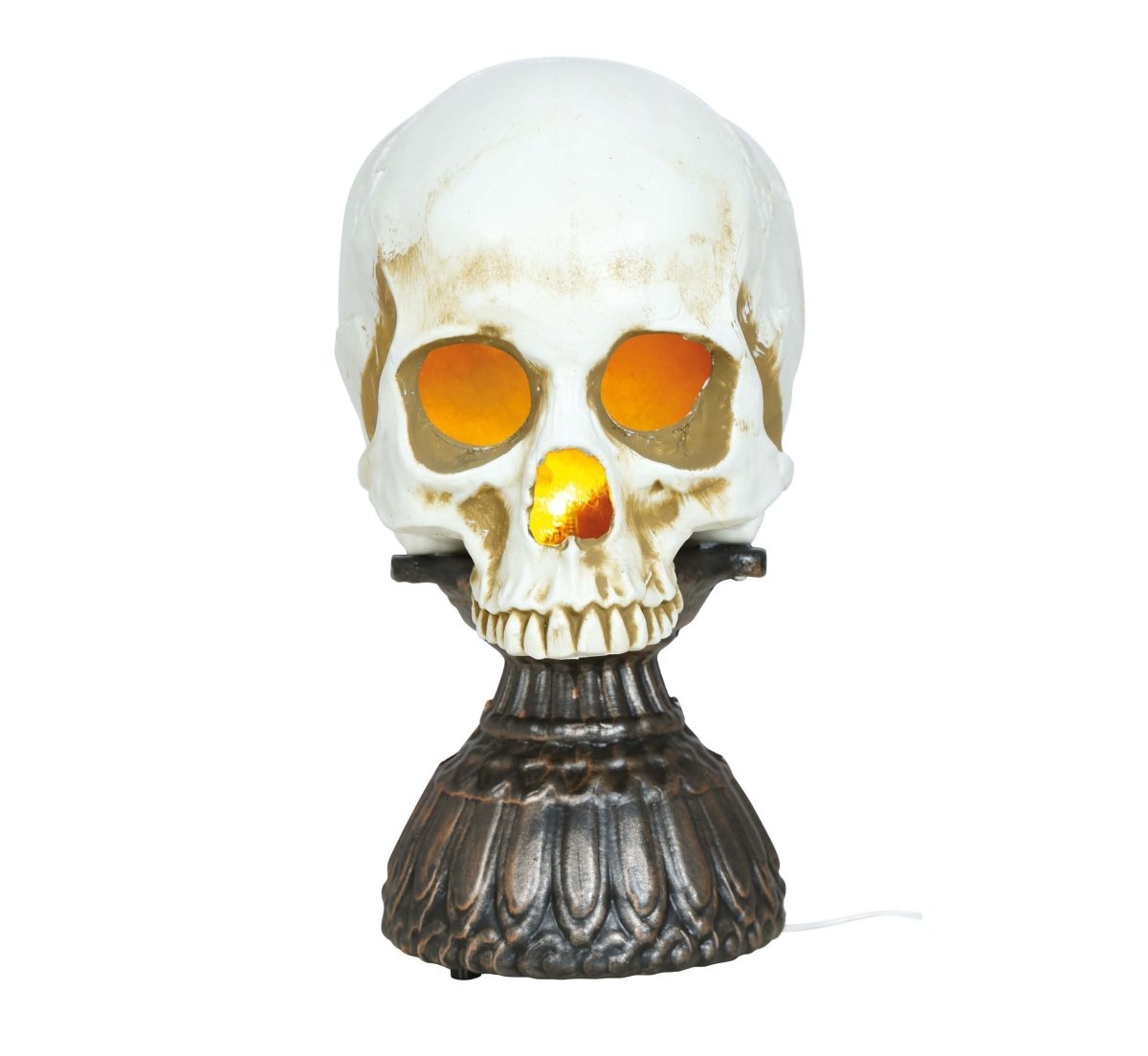 Halloween Schedel Met Licht En Geluid 28cm