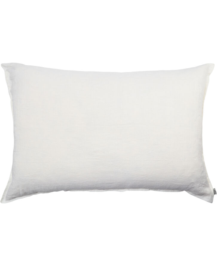 Magasin du Nord Collection Hør vasket gavlpude 60x90 cm. Hvid