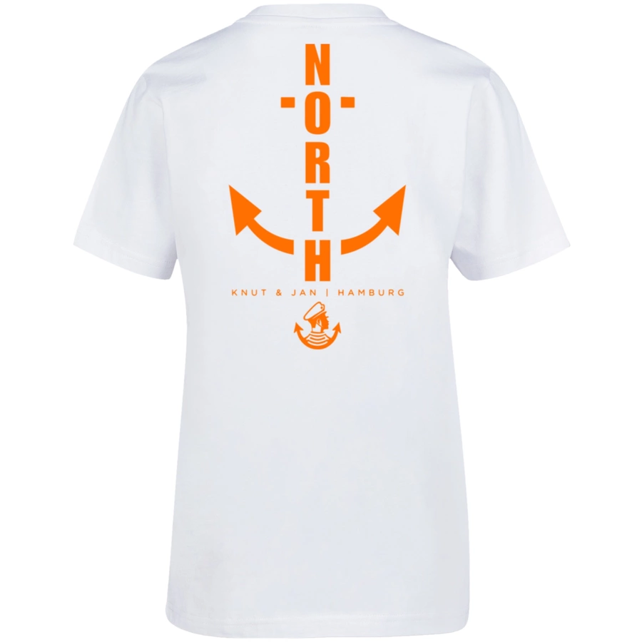F4NT4STIC T-Shirt North Anker Knut & Jan Hamburg weiß